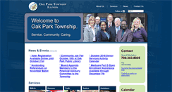 Desktop Screenshot of oakparktownship.org