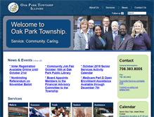 Tablet Screenshot of oakparktownship.org